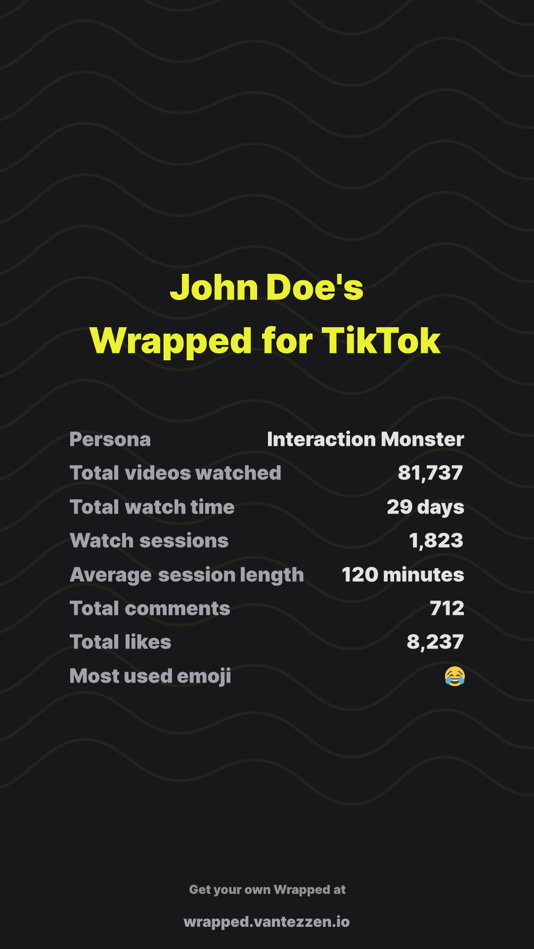 Wrapped for TikTok